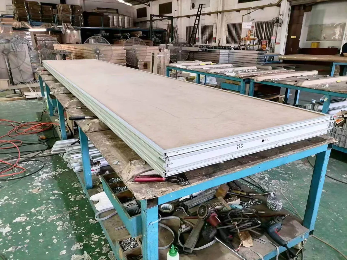 Raw MDF / Marine finish on a VersaWall acoustic partition panel